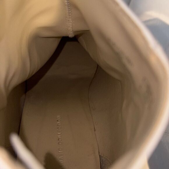 Zara Basics leather white bootie - Picture 7 of 9